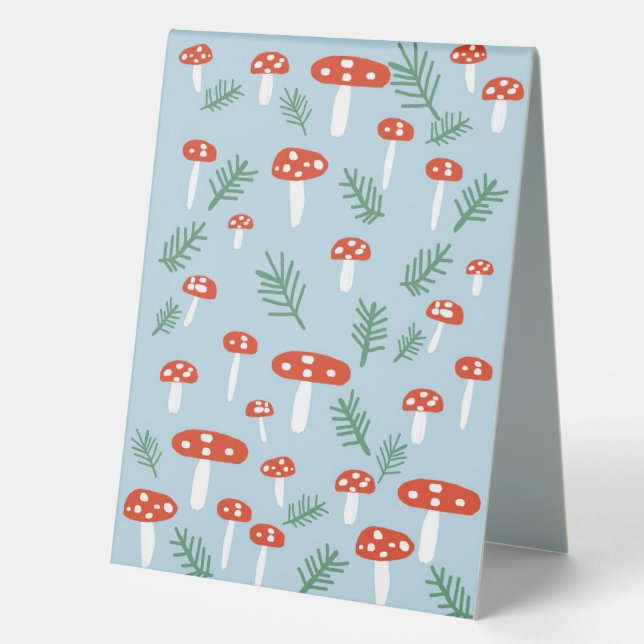 Mushroom Hunter Mushroom Beauties Table Tent (Front)