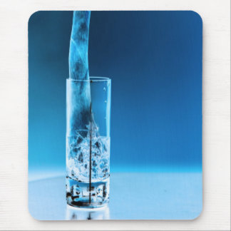 Mushroom in a shot glass mouse pad