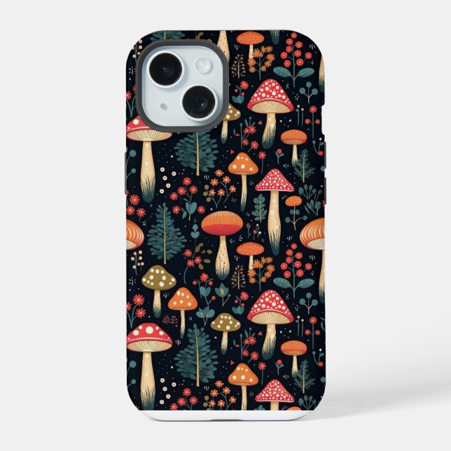 Mushroom Iphone Case (Back)