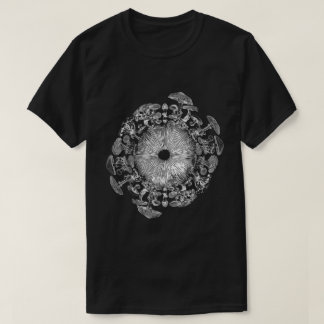 Mushroom Iris Spore Print Mycology Art Shirt