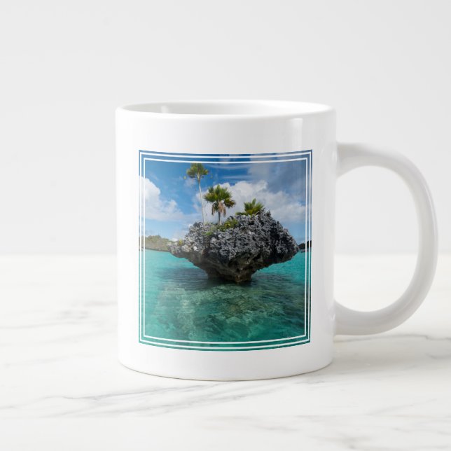 Mushroom Islets In Fiji Giant Coffee Mug (Right)