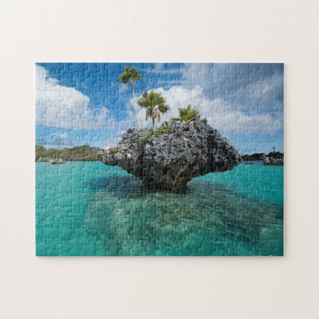 Mushroom Islets In Fiji Jigsaw Puzzle (Horizontal)