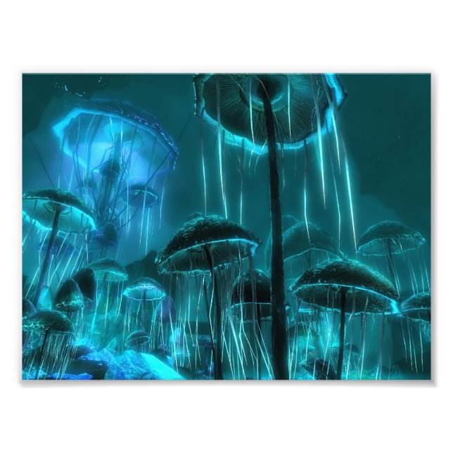 Mushroom Jellyfish Photo Print (Front)