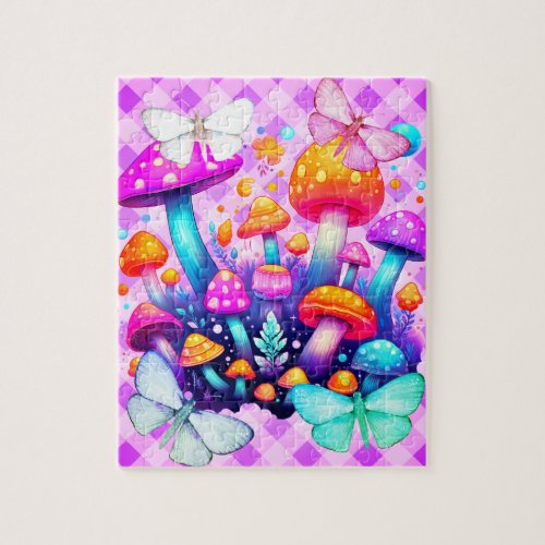  mushroom jigsaw puzzle