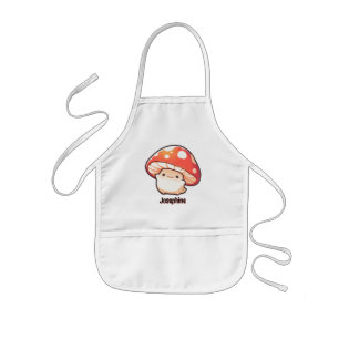 mushroom kids' apron