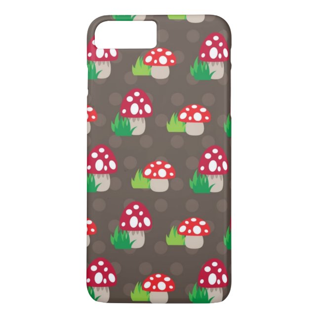 mushroom kids pattern Case-Mate iPhone case (Back)