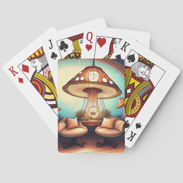 Mushroom Lamp  Poker Cards (Back)