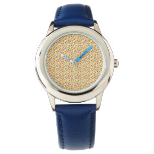 Mushroom Leaf Pattern Stainless Still Watch