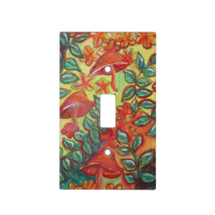 mushroom light switch cover