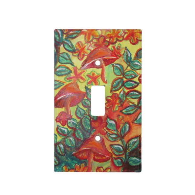 mushroom light switch cover (Front)