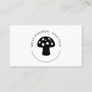Mushroom Logo Business Card