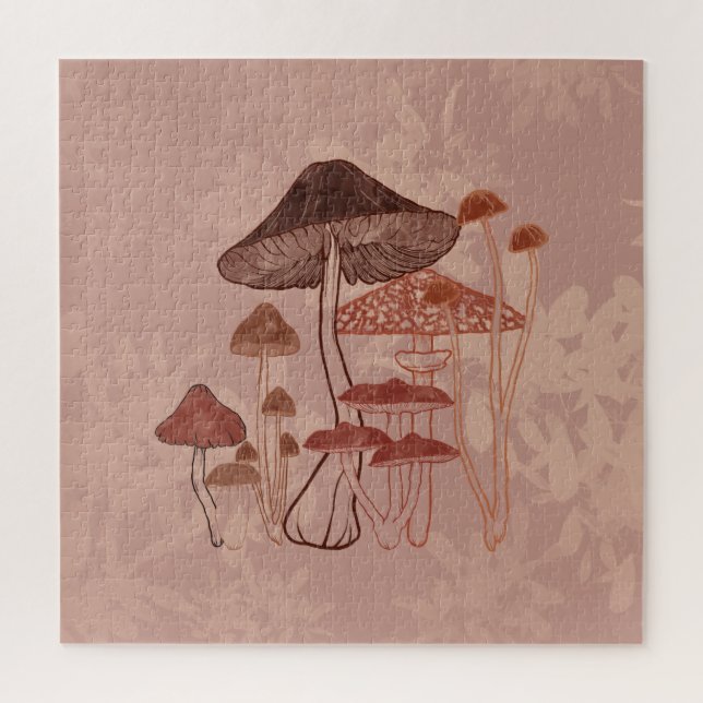 Mushroom Love  Jigsaw Puzzle (Vertical)