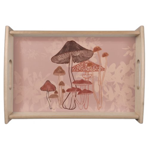 Mushroom Love Serving Tray