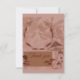Mushroom Love Thank You Card