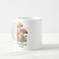 Mushroom Mug Espresso Cup Cottagecore Mug Ceramic Travel Mug Espresso Cup  Mycology Magic Mushrooms Mushroom Decor 