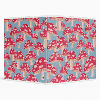 Mushroom Madness 3-Ring binder
