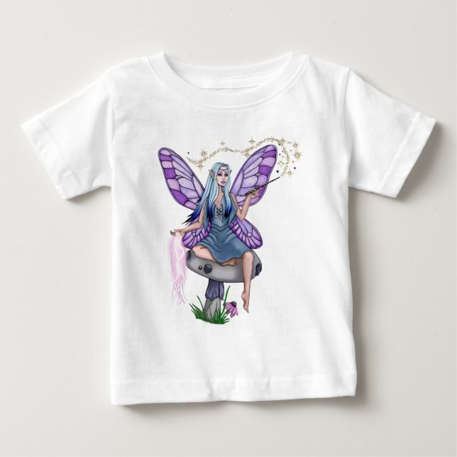 Mushroom Magic Fairy Baby T-Shirt (Front)
