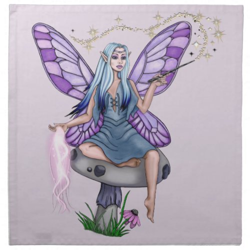 Mushroom Magic Fairy Napkin