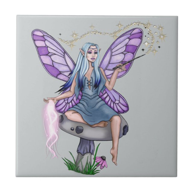 Mushroom Magic Fairy Tile (Front)