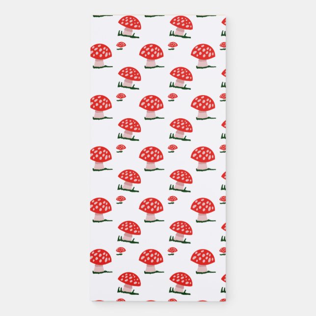 Mushroom  magnetic notepad (Front)