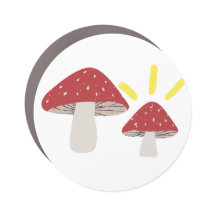 Mushroom magnets 
