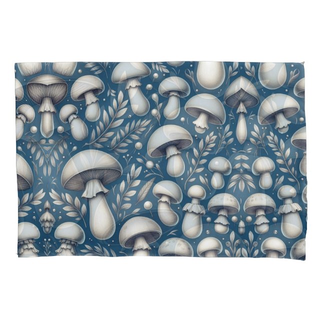 Mushroom Meadow Body Pillow Case (Front)