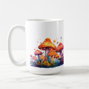 Mushroom Meadow Personalized Coffee Mug
