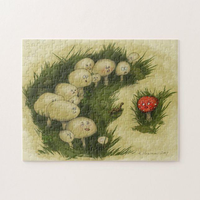 Mushroom Measles Jigsaw Puzzle (Horizontal)