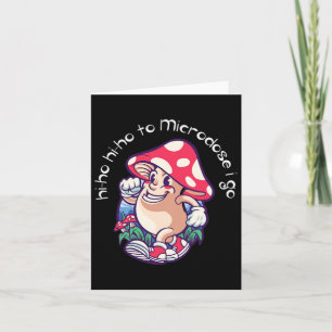 Mushroom Microdosing Mental Health Awareness  Card