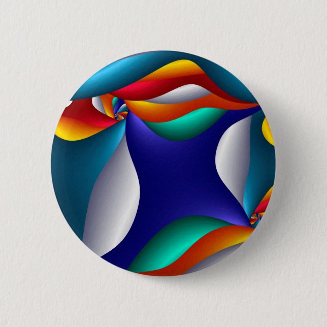 Mushroom, Modern and Contemporary Art Button (Front)