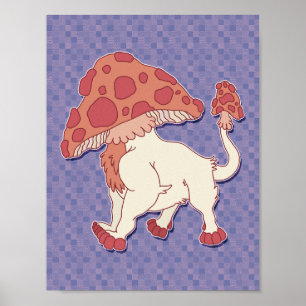 Mushroom Monster Poster