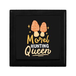 Mushroom Morel Hunting Queen Gift Box