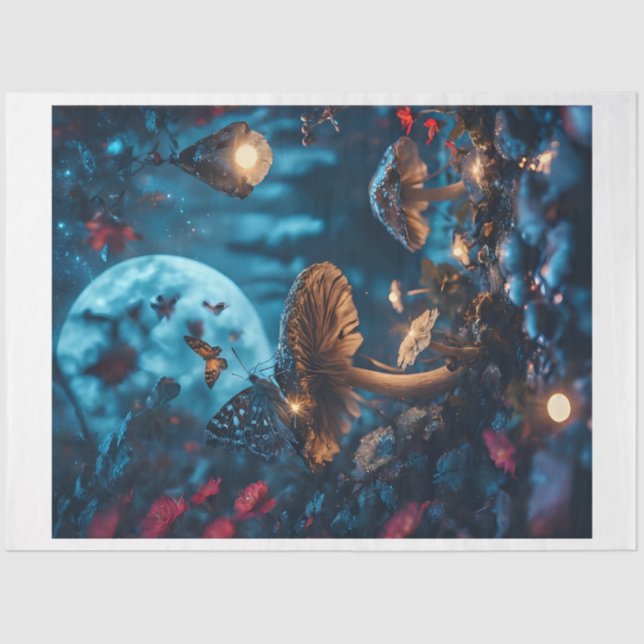 Mushroom Moth Tissue Paper (Front)