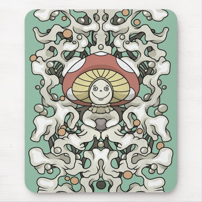 Mushroom Mouse Pad (Front)