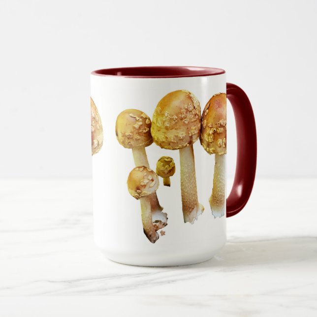 Mushroom Mug (Front Right)