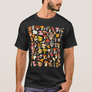 Mushroom Mycology Fungi Foraging Mushroom Whisper T-Shirt