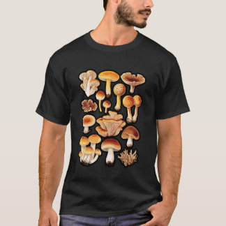 Mushroom Mycology Fungus Foraging for Botanist Myc T-Shirt