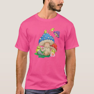 Mushroom Mycology Shroom Hunter Fungi Cottagecore  T-Shirt