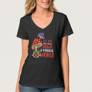 Mushroom Mycology Shroom Hunter Fungi Cottagecore T-Shirt
