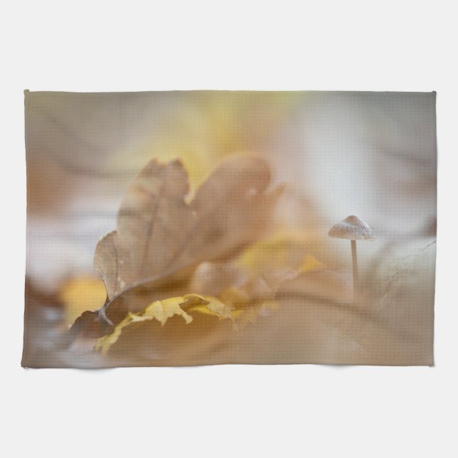 Mushroom Nature Photo Kitchen Towel (Horizontal)