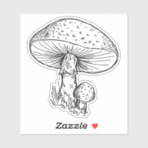Mushroom Pair Sticker