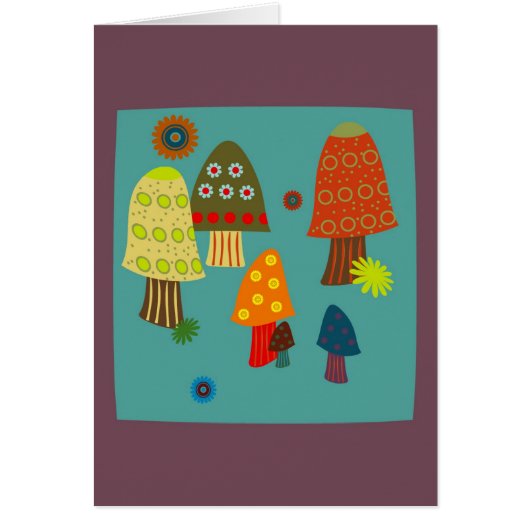 Mushroom Party Cards (Front)