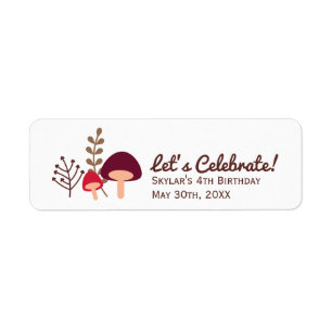 Mushroom Patch Label
