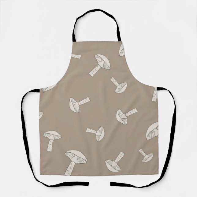 Mushroom pattern apron (Front)