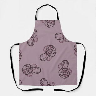 Mushroom pattern apron