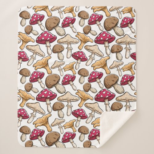 Mushroom Pattern blankets