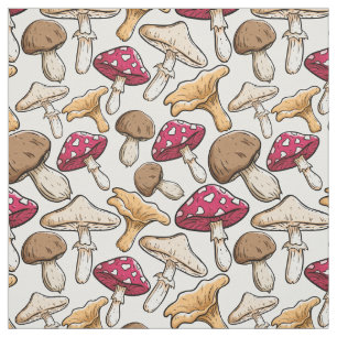 Mushroom Pattern fabric
