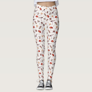 Mushroom Pattern Leggings