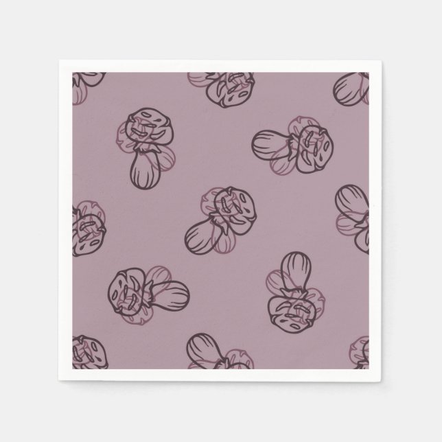 Mushroom pattern napkins (Front)
