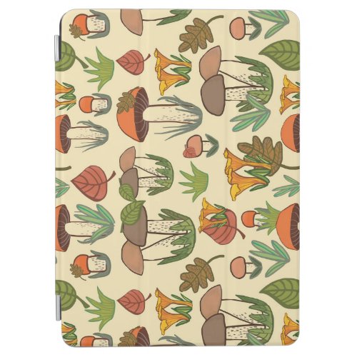 Mushroom Pattern Nature Inspired iPad Air Cover